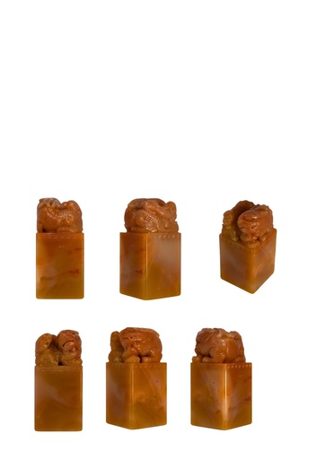 B-012 壽山石老坑善伯洞石瑞獸