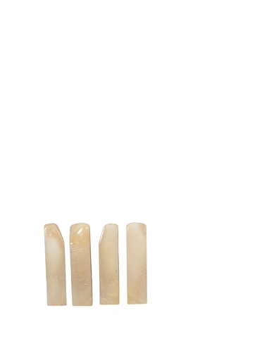 B-074 壽山石環凍薄意春江夜渡正方章