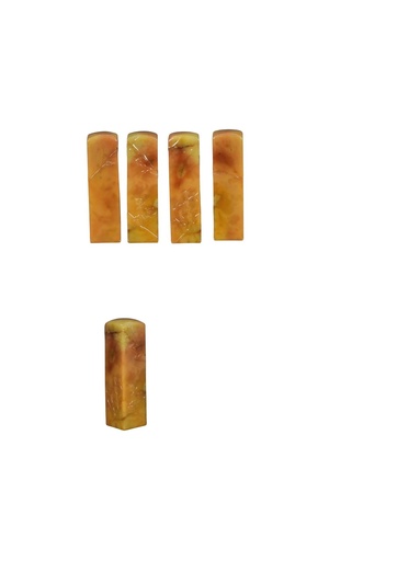 B-076 壽山石月尾綠薄意雙鳥戲春圖正方章